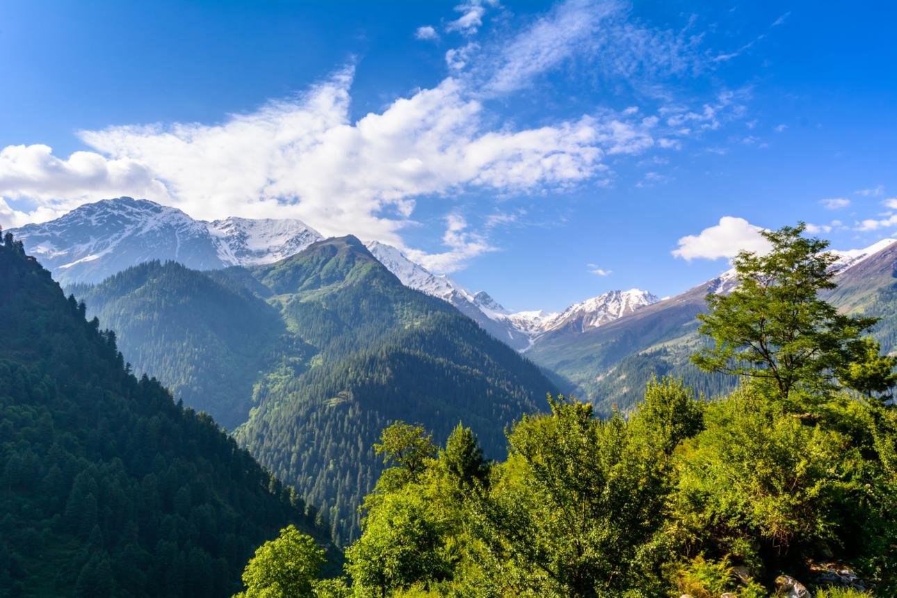 Beautiful Indian mountain landscape